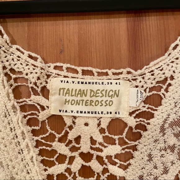 Italian Lace Coverup Dress - Picture 2 of 3